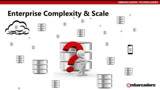EMBARCADERO TECHNOLOGIES
Enterprise Complexity & Scale
8
 
