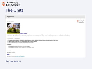 The Units

Step 1: warm up

 