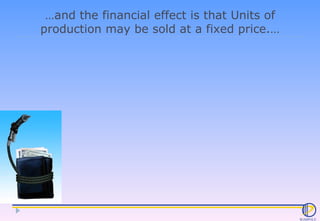 … and the financial effect is that Units of production may be sold at a fixed price.… 