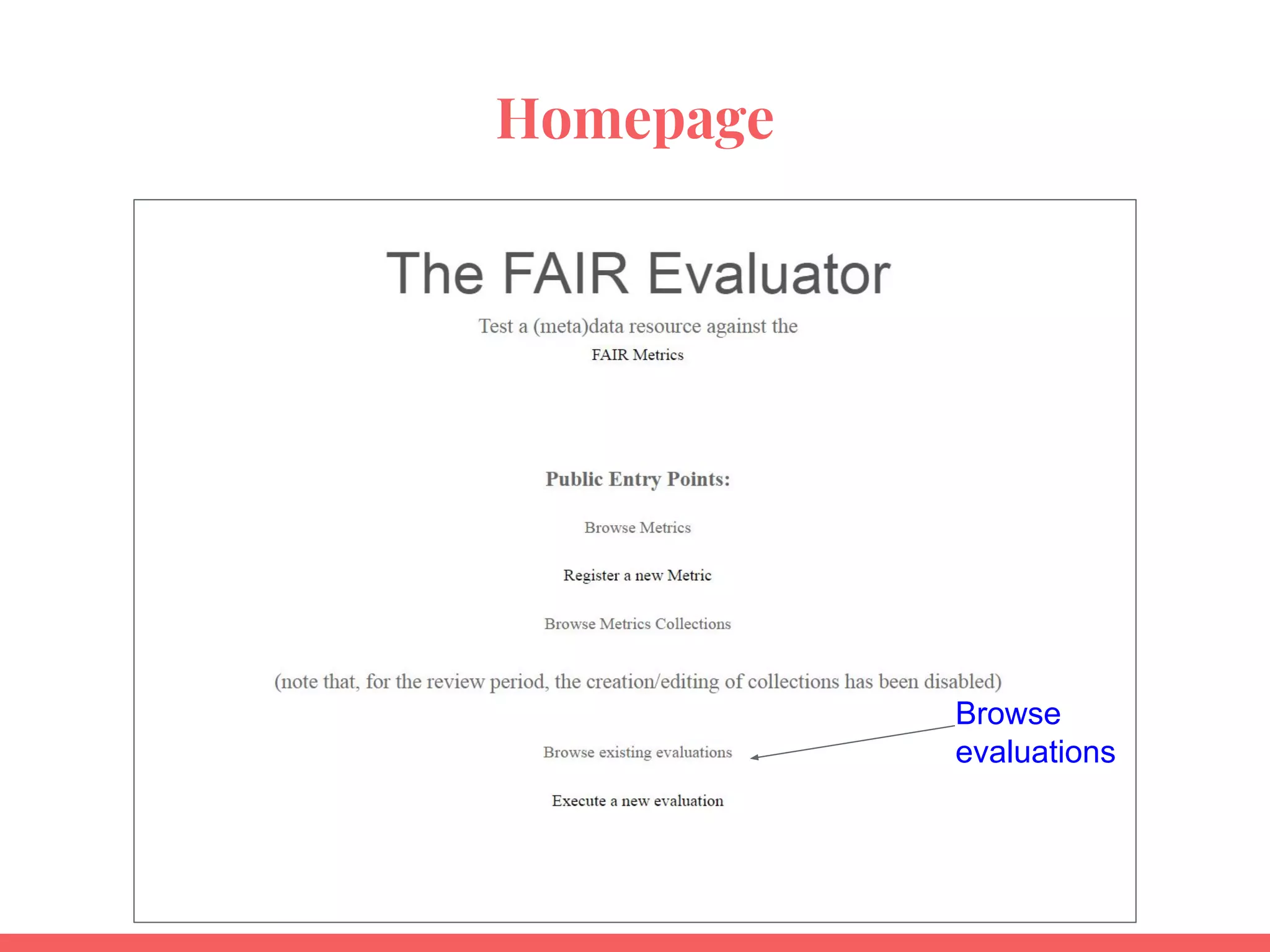 Homepage
Browse
evaluations
 