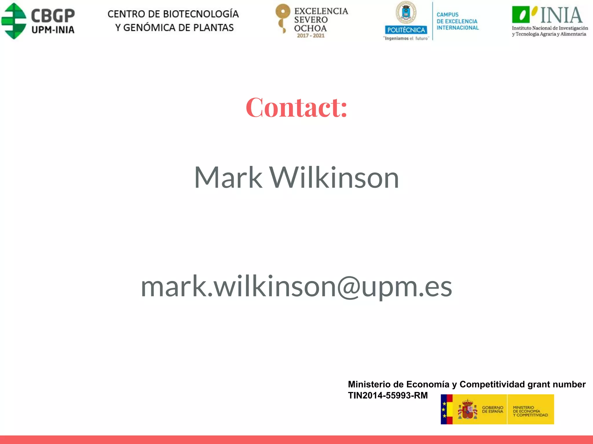 Contact:
Mark Wilkinson
mark.wilkinson@upm.es
Ministerio de Economía y Competitividad grant number
TIN2014-55993-RM
 