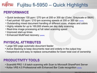 Introducing the Fujitsu fi-5950 Production Document Scanner
