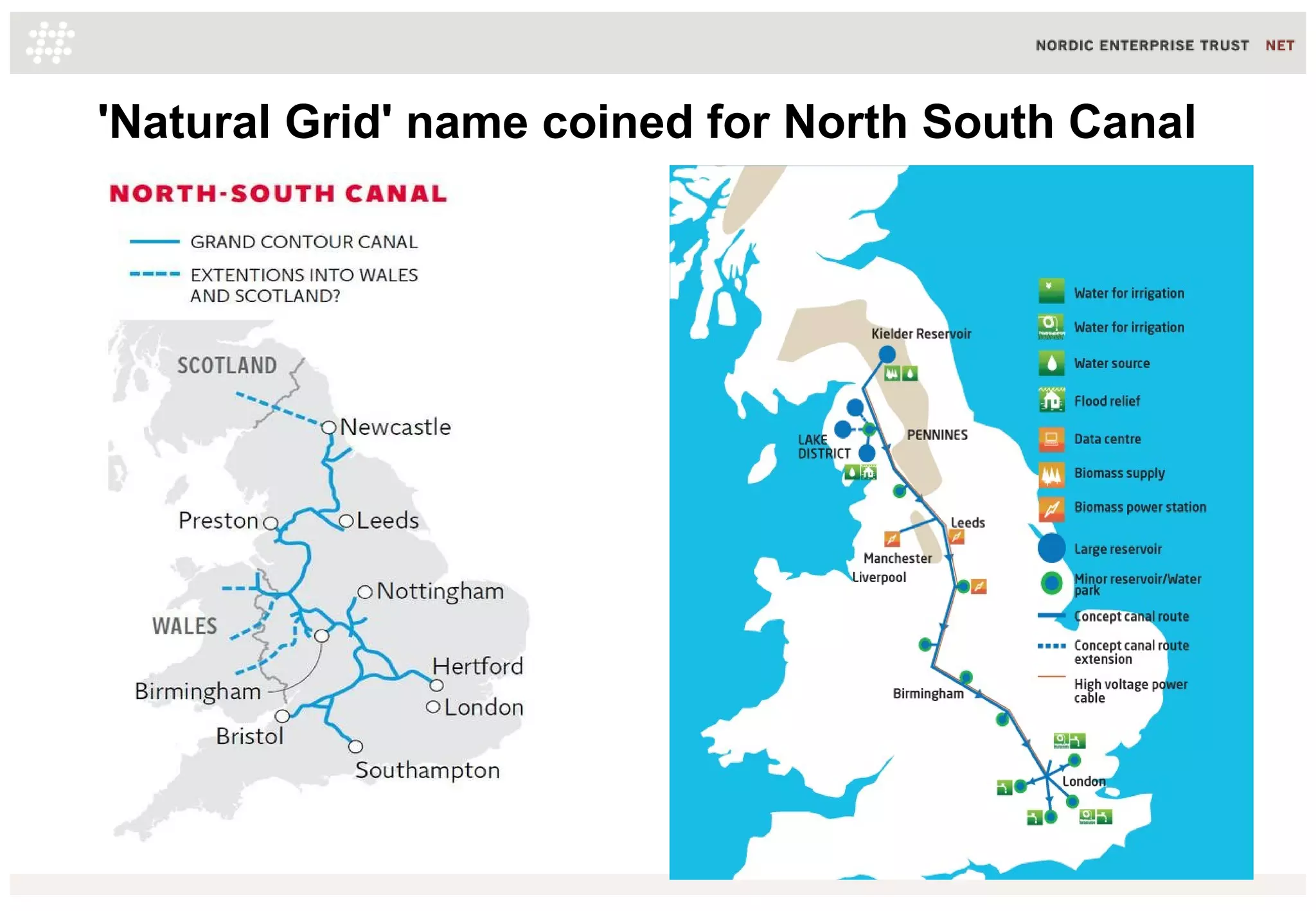 'Natural Grid' name coined for North South Canal
 