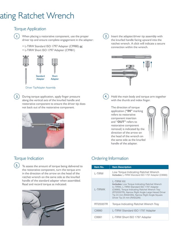 Lo Torque Low Torque Indicating Ratchet | PDF