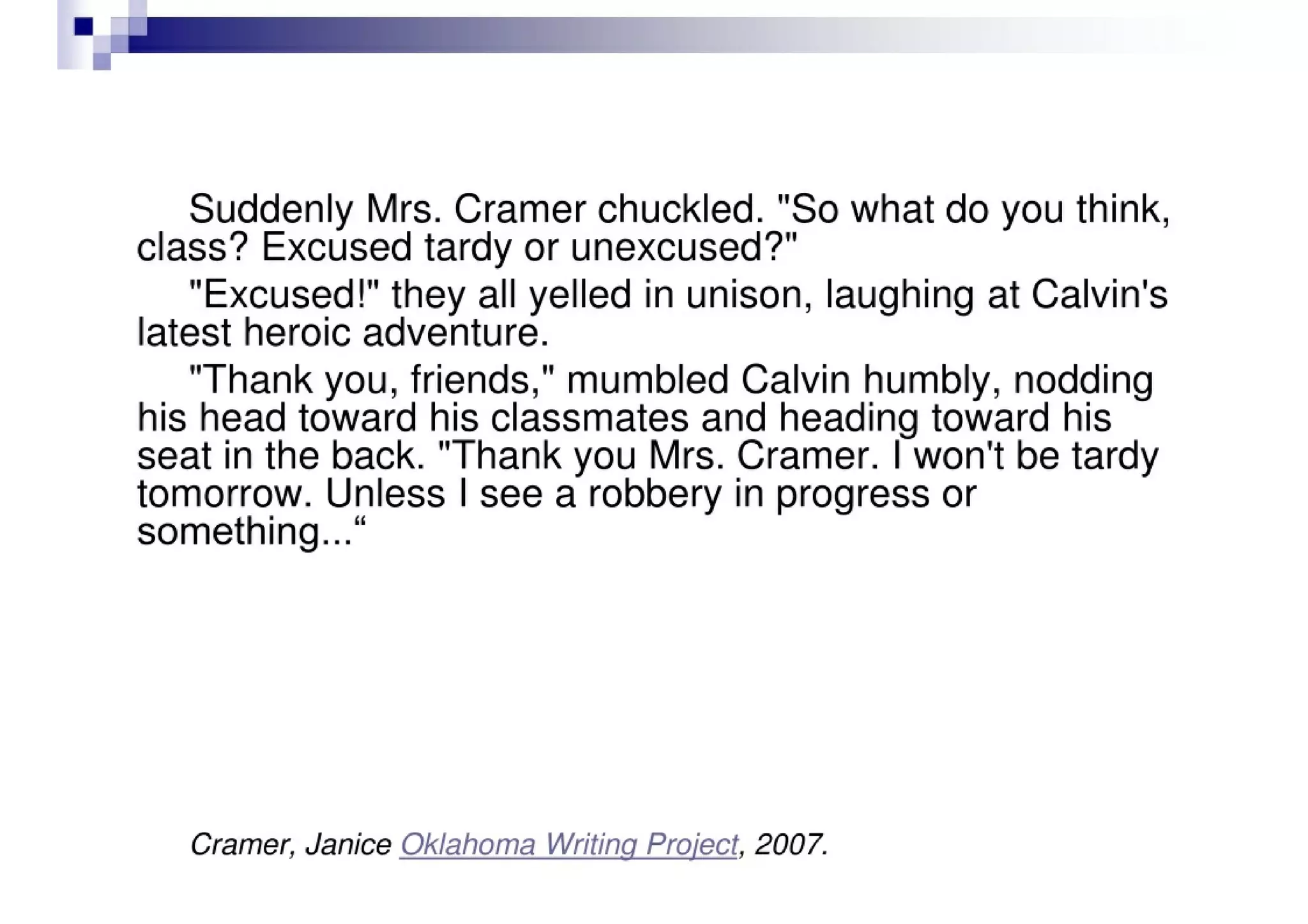 Introducing The Narrative Essay