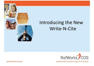 Introducing The New Write-N-Cite
