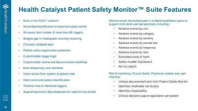 Introducing Comprehensive Concurrent Patient Safety Surveillance For
