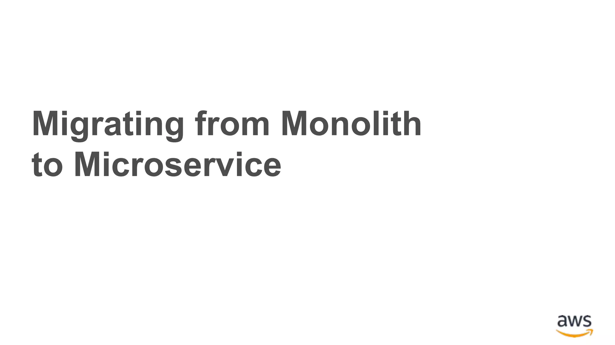 Migrating from Monolith to Microservice 
