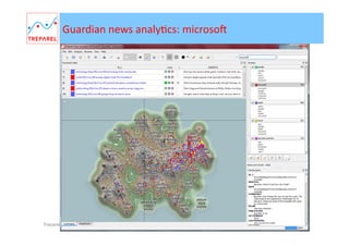 KMX	
  :	
  OpBmize	
  Output	
  	
  
using	
  ClassiﬁcaBon	
  Performance	
  Tuning	
  
Precision	
  
And	
  	
  
Recall	
  

Document	
  
classiﬁca'on	
  
for	
  three	
  
classes	
  

Distribu'on	
  of	
  classiﬁca'on	
  scores	
  
www.treparel.com rights reserved 2014
Treparel KMX – All

15

 