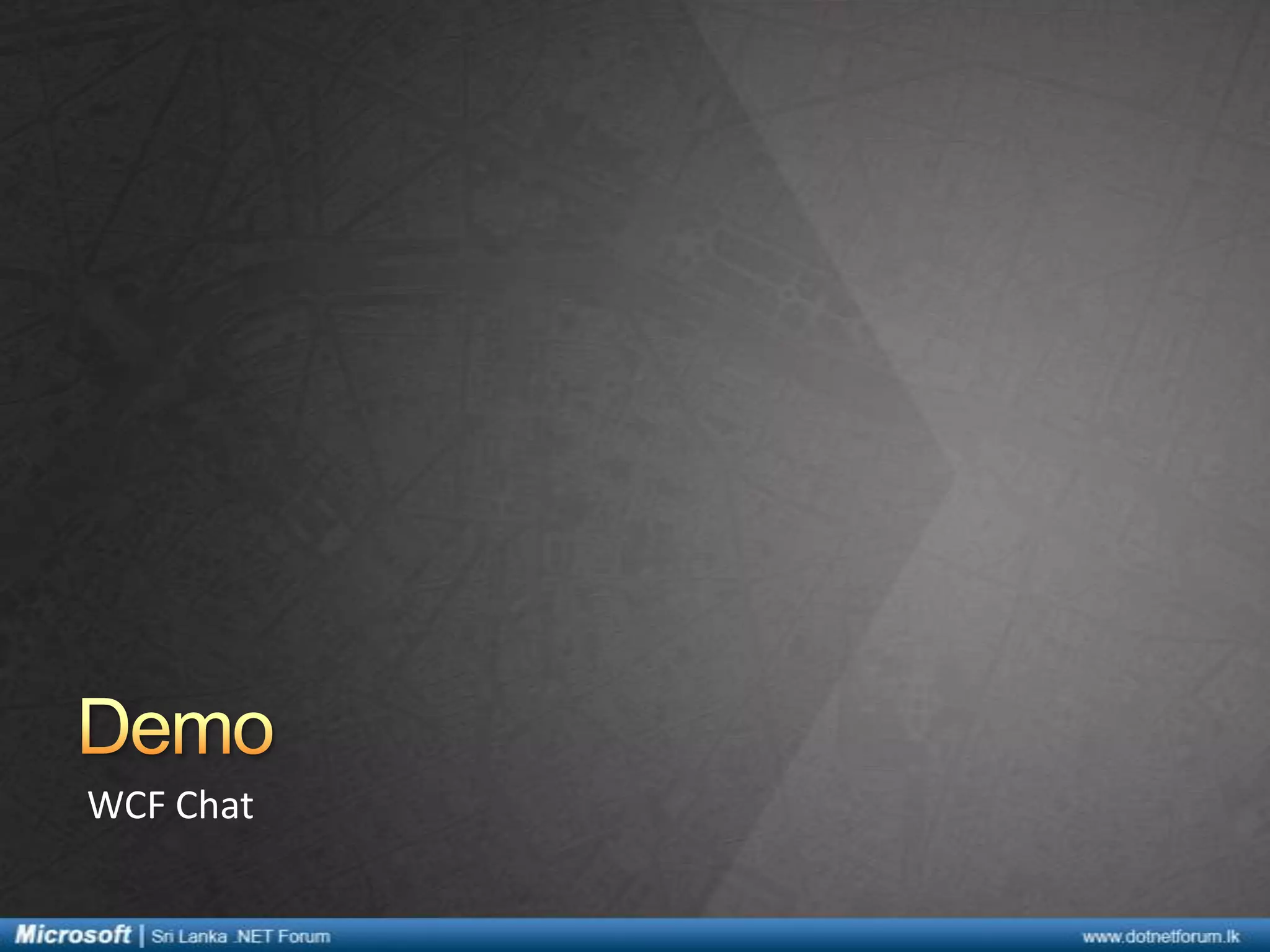 WCF Chat