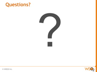 Questions?
 