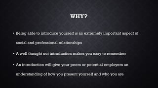 Introducing Yourself | PDF
