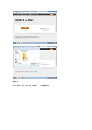 PASO 6
BUSCAMOS NUESTRO DOCUMENTO Y LE ABRIMOS
 