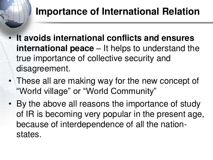 Introduciton to international relation