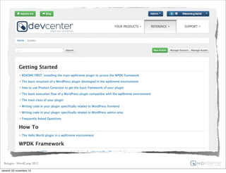 Bologna - WordCamp 2012

venerdì 23 novembre 12
 