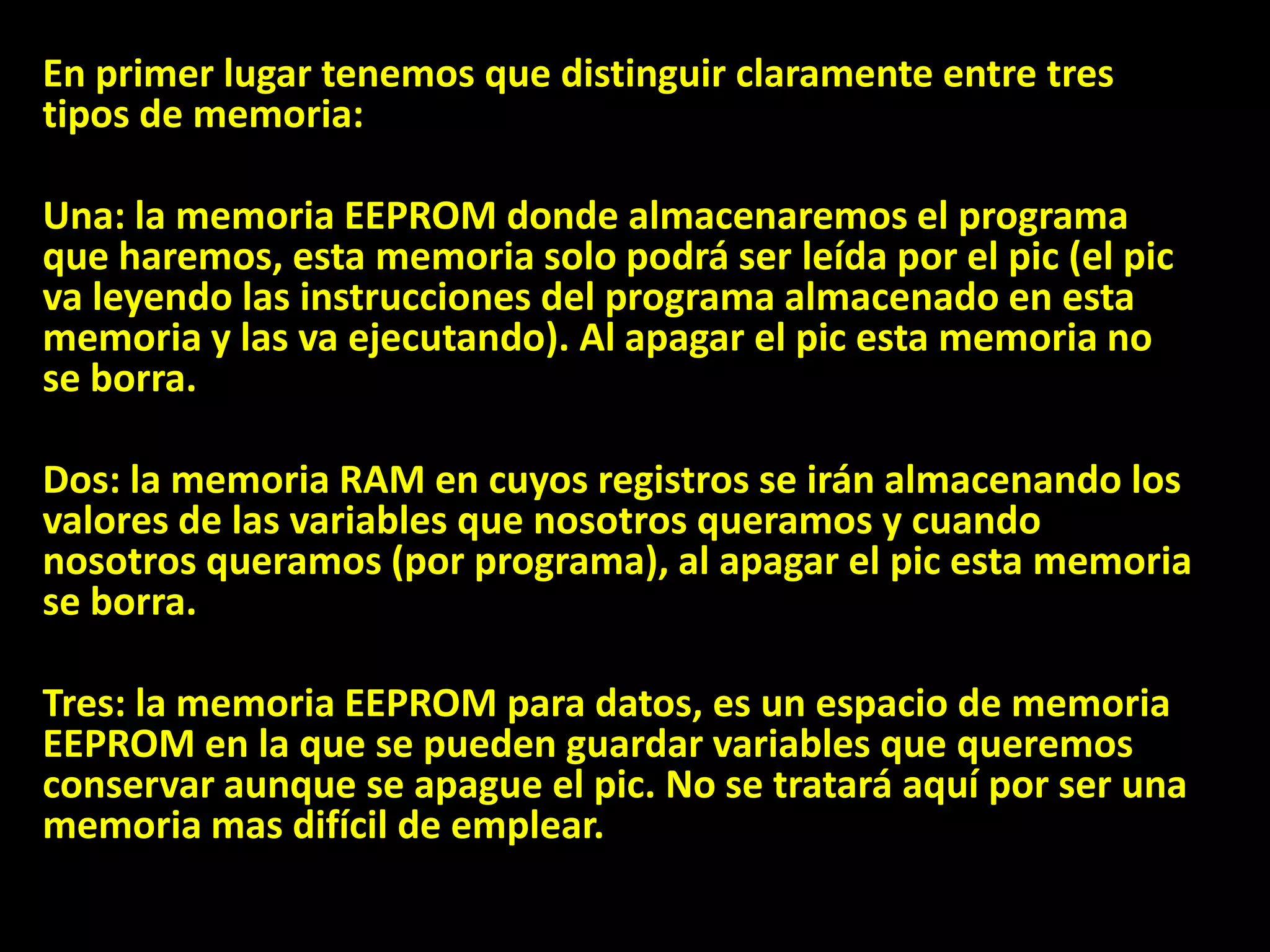 Directo(dirección contenida en la instrucción) 