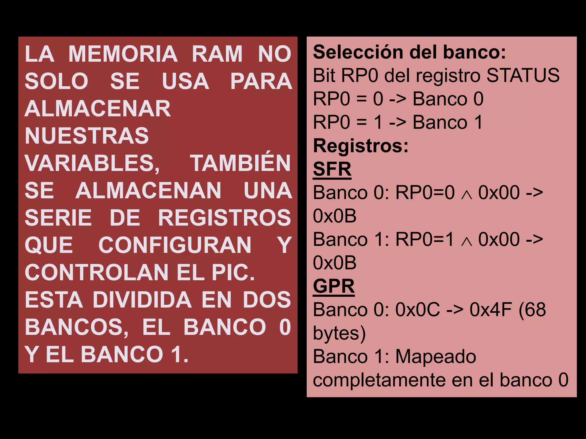 Almacenamiento directo de resultados en memoria.