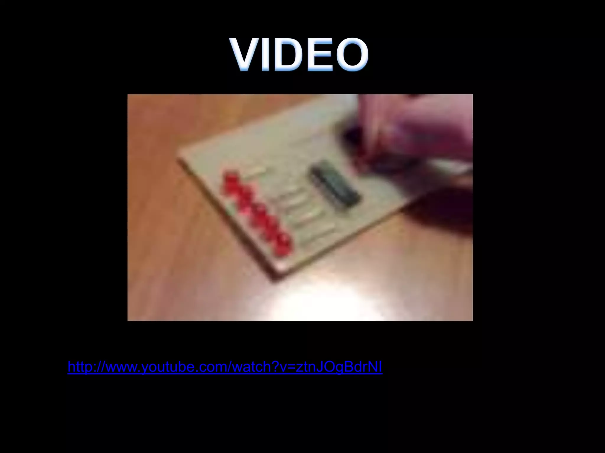 VIDEOhttp://www.youtube.com/watch?v=ztnJOgBdrNI