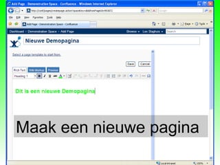 Maak een nieuwe pagina 