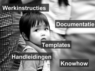 Werkinstructies Handleidingen Knowhow Templates Documentatie 