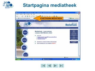 Startpagina mediatheek
STARTPAGINA MEDIATHEEK
 
