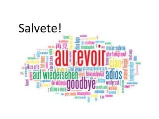 Salvete!
 