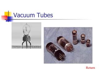 Vacuum Tubes Return 