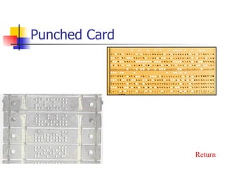 Punched Card Return                                             