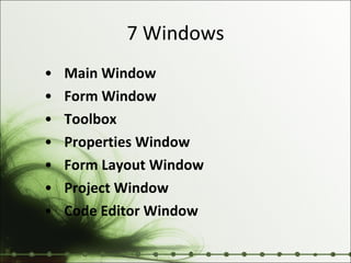 visual basic v6 introduction | PPT