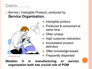 Financial Manager: A product is a mix of various cost elements.