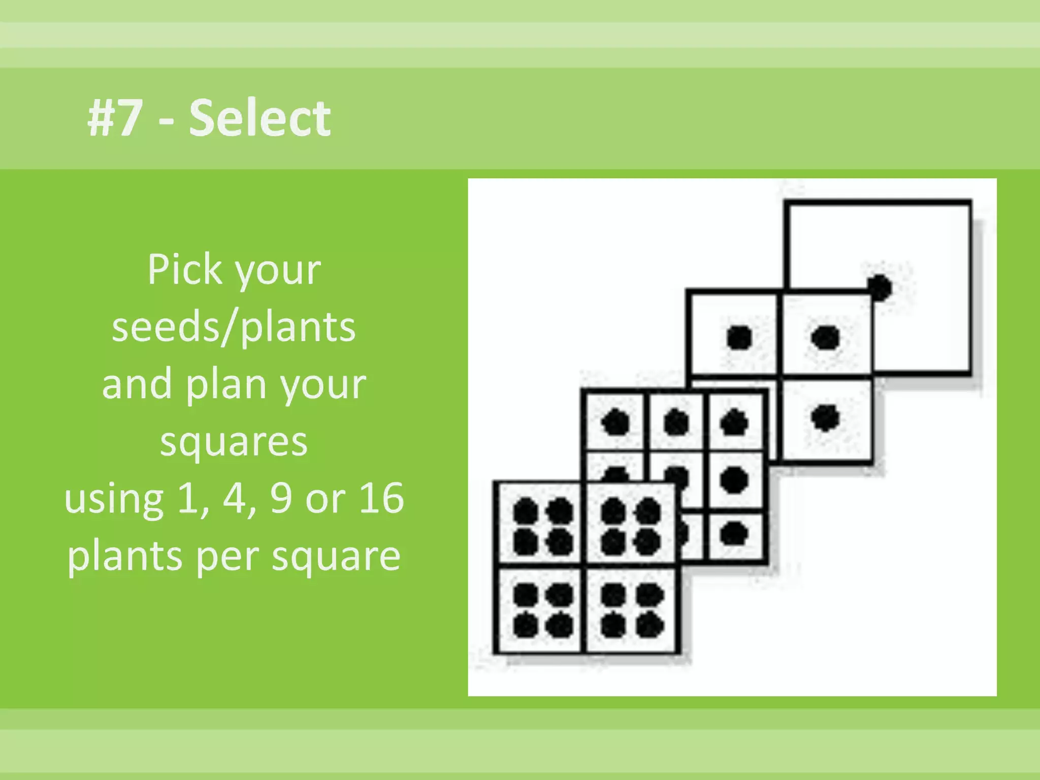 #3 - AislesLeave 2-3 feet aisles