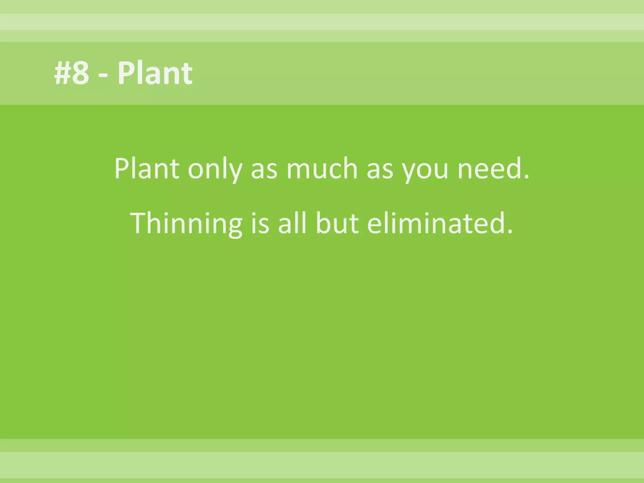 #4 - Mel’s Mix 1/3 peat moss1/3 coarse vermiculite1/3 compost