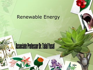 Renewable Energy Associate Professor Dr. Talal Yusaf 