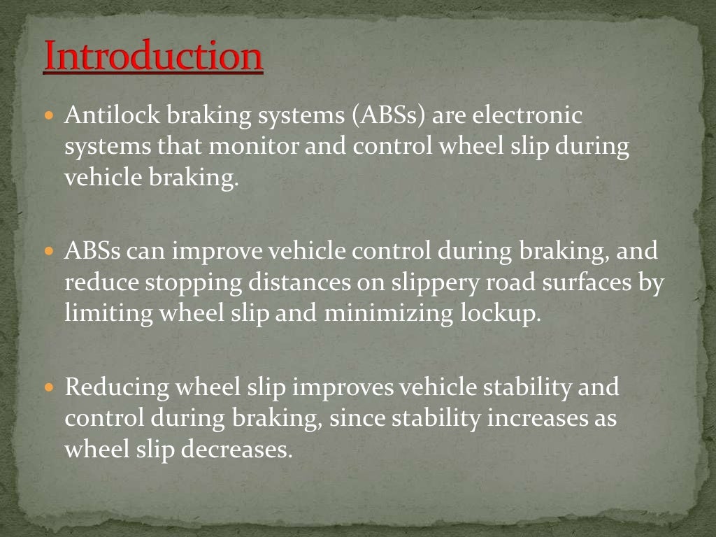 High-Quality Antilock Braking Systems Can Significantly Capture Illustration High-Quality Antilock Braking Systems Can Significantly Capture Illustration