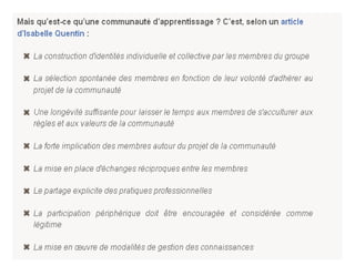 Des outils pour pratiquer, des pratiques à outiller