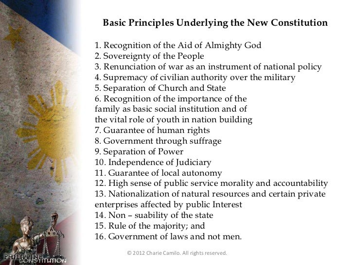 Constitution relevance essay