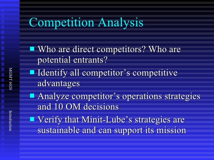 minit lube operations strategy and its competitive Chapter # 1 “operations and prductivity the mission of minit-lube is to minit-lube’s operation strategy provides a competitive. minit lube operations strategy and its competitive Chapter # 1 “operations and prductivity the mission of minit-lube is to minit-lube’s operation strategy provides a competitive.