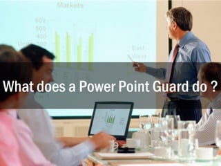 What does a Power Point Guard do ?
 