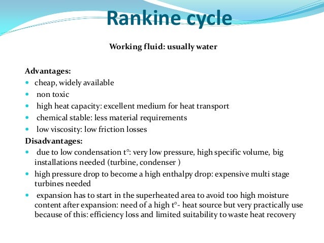 Organic Rankine cycle macro power plant thermal power plant working diagram 