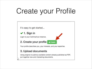 Create your Proﬁle

 