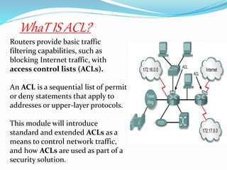 Acl In Router Introduction 140318015826-phpapp01 | PPTX