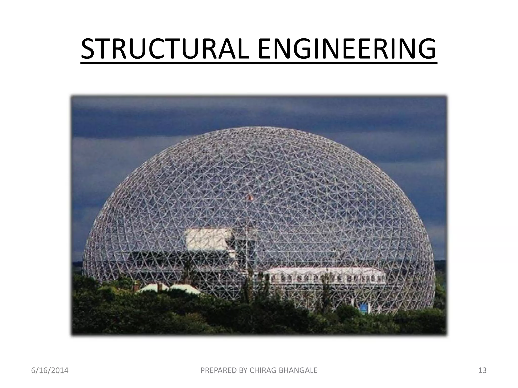 STRUCTURAL ENGINEERING
6/16/2014 13PREPARED BY CHIRAG BHANGALE
 