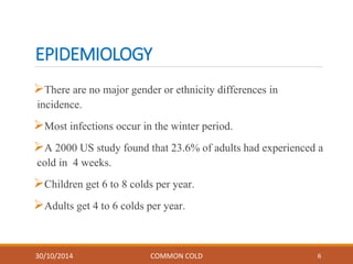 COMMON COLD | PPTX