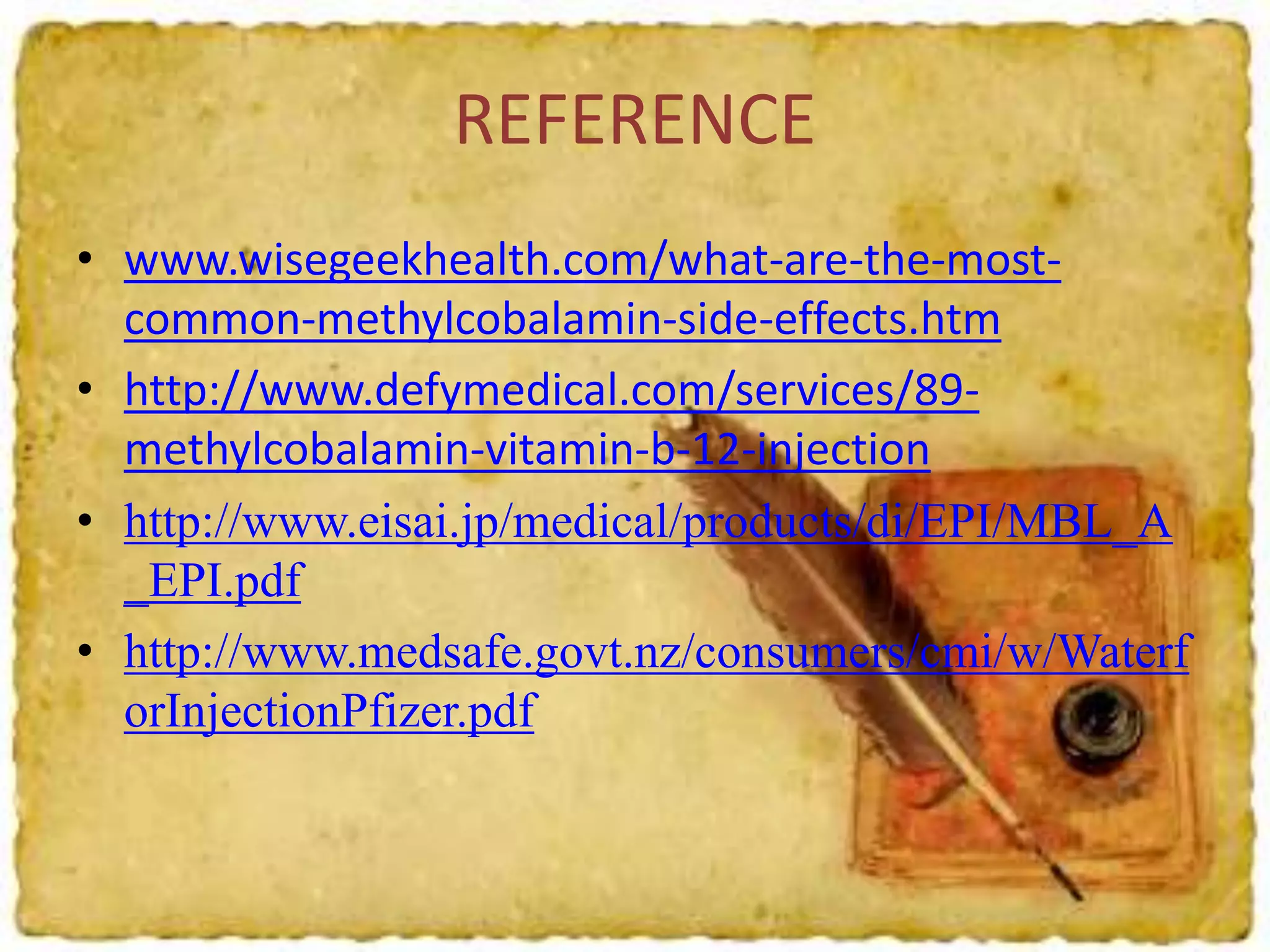 b12 methylcobalamin injection side effects B12(methylcobalamin) injection