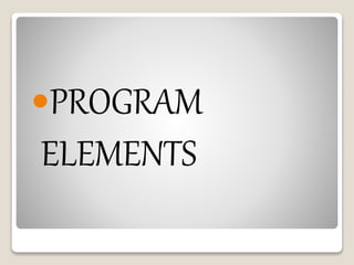Computer Programming Grade 9 | PPTX