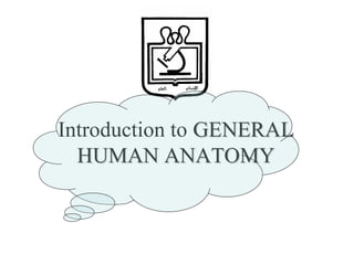 Introduction to GENERALGENERAL
HUMAN ANATOMYHUMAN ANATOMY
 