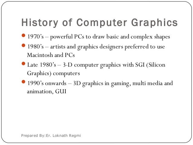 Introduction to computer graphics