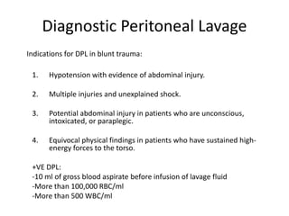 Abdominal trauma-Hamisi Mkindi | PPTX
