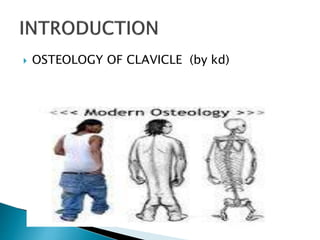  OSTEOLOGY OF CLAVICLE (by kd)
 