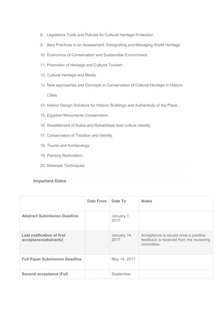 Conservation of Architectural Heritage (CAH) | PDF